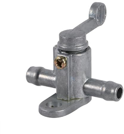 TKSE Robinet d'Essence, 8 Mm 5/16 en Ligne pour Moto, Robinet De Réservoir De Carburant Marche/arrêt Interrupteur Petcock pour Dirt Bike ATV Quad Buggy