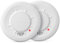 Smoke Alarms for Home 2 Pack, LIORQUE Smoke Alarm 5-Year Battery Fire Alarm with Test/Silence Button, Photoelectric Fire Alarm Battery Operated