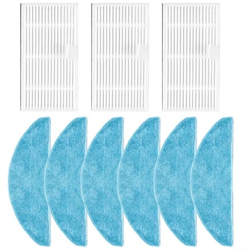 WIIYENA Filtro de tela de repuesto para Cecotec para aspiradora Conga 7490 Immortal / 8290 Immortal Robot aspiradora, lavable y reutilizable (juego A)