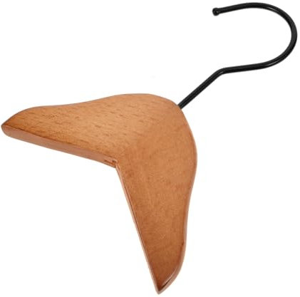 Toyvian Holz Kleiderbügel Für Puppen rutschfest Für Puppenkleidung Und Haustierbekleidung Dekorativer Hänger Für Puppenoutfits Und Accessoires