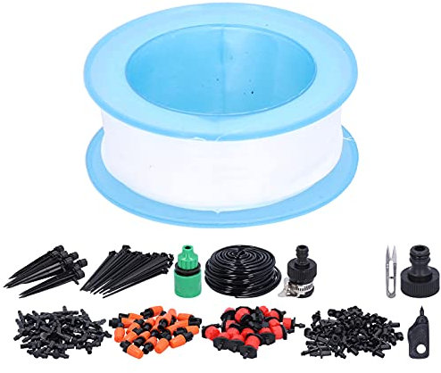 Système D'Irrigation de Jardin Kit Micro Goutte à Goutte Tuyau de 30 M Irrigation Individuelle pour Arrosage des Plantes PVC Noir 0-60 L/h Irrigation de Pelouse Refroidissement