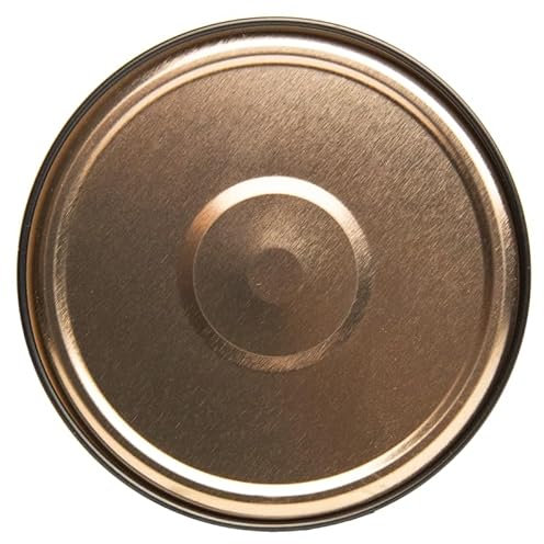 10x Schraubdeckel 82mm für Gläser - Orbit ™ neues Patent, Twist-Off Deckel Set aus Metall, Ersatzdeckel für Einmachgläser, Deckel mit 6 Einrastzähnen für Sturzgläser - wiederverwendbar und Dicht