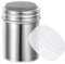 Puderzuckerstreuer mit Frische Kakaostreuer Kakaostreuer für Cappuccino Edelstahl Shaker Abdeckung Staubzuckerstreuer Mehlstreuer Salzstreuer für Kaffee, Zucker, Salz, Kakao, Mehl, Schokolade (Medium)