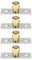 Be In Your Mind Lot de 4 guides de porte coulissante en acier inoxydable de 12 mm pour portes mobiles en bois, portes de grange en verre, portes coulissantes, 12 x 14 mm