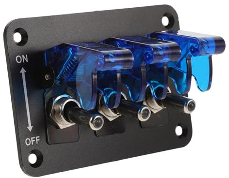 SWOOMEY 12v Boot Wippschalter Wasserdichter Positionen Kippschalter Mit Robuster Rocker Switch Für Boote Autos Und Truck Universelle Anwendung Für Schaltkreise