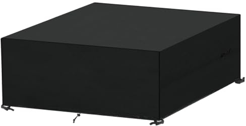 SanGlory Gartenmöbel Abdeckhaube Wasserdicht Lounge Abdeckung Wetterfest | Abdeckung für Gartenmöbel Winterfest Oxford Gewebe Gartenmöbel für Gartentisch Sitzgruppe Sitzgarnituren Anti-UV 250x210x90cm