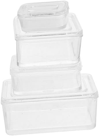 VICASKY 1satz Miniatur Dollhouse Aufbewahrungsboxen Weißer Zubehör Für Dekorative Mini Obstbox Für Und Szenerien