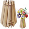 Vaso per fiori di mattoncini da costruzione in legno puzzle bouquet bottiglia,vaso di fiori in legno per kit di costruzione bouquet Lego supporto per Lego rose ciliegi girasoli tulipani narcisi loto-C