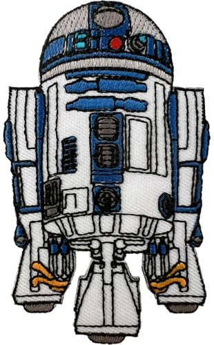 R2 D2 Droid Patch Starwars Embroidered Badge Iron Sew On T Shirt Bag Denim Jeans Jacket Cap Embroidery Applique Motif Decal