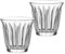 Pasdrucn 2Stück Cappuccino Gläser Spülmaschinenfest, Eiskaffee Gläser Geriffelt, Latte Macchiato Gläser Set, 90/130/160/200ml Espressotassen Dickwandig, Kaffeegläser Aus Kristallglas (200ml)