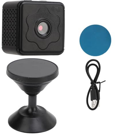 Spacnana 1080p -Kamera, Bewegungserkennung, Magnetische Montage, Weitwinkelvideo, Loop -Video, Innensicherheit für Zuhause