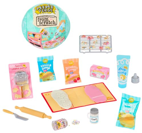 MGA's Miniverse Make It Mini From Scratch Series 3 - DIY Mini Food Collectables with Air-Dry Ingredients and Accessories, 8 Recipes to Collect, Non-Edible, For Ages 8+