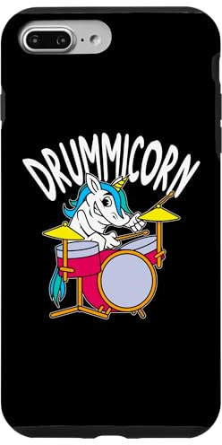 Drummicorn Drummer Unicornio Batería Carcasa para iPhone 7 Plus/8 Plus