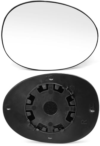 TTCR-II Spiegelglas Kompatibel mit Citroen C1/Peugeot 107/Toyota Aygo 05-13 | 107 Seitenspiegel, 2005-2013 C1 Beifahrerseite Ersatz Spiegelglas Aygo Außenspiegel Glas 8151HY/879080H010-Rechts