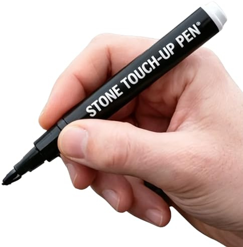 Golden Tombstone Marker Stift zum Wiederherstellen von Verblassten Grab Inschriften, Wasserfester Grabstein Lettering Stift mit Präzisionsspitze, Gold Farbe für Grabstein Schriftzug (Schwarz)