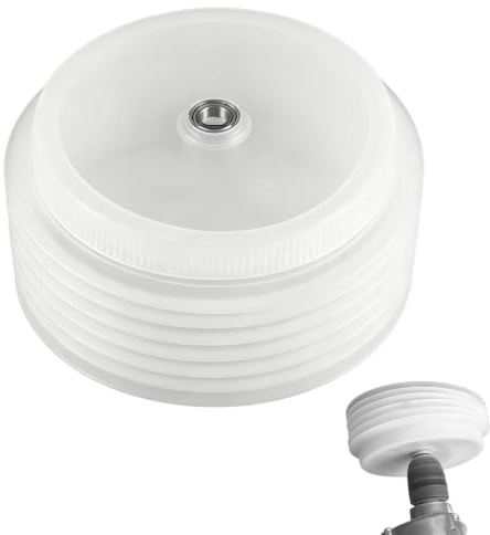160mm Drill Dust Collector, Elastic Sealing Hole Saw Dust Bowl, Transparent PVC Dust Catcher for 10-145mm Hole Openers with Embedded Bearings