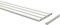 Interdeco Gardinenschienen Weiß 3-/4-läufige Vorhangschienen aus Aluminium, Slimline, 240 cm