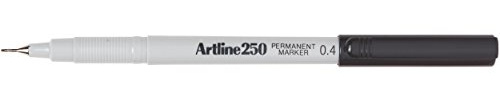Artline Ek250 0.4mm Fine Line Style Permanent Marker - Black