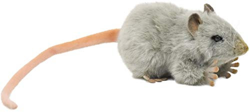 Plush Soft Toy Grey Fat Rat by Hansa. 5579