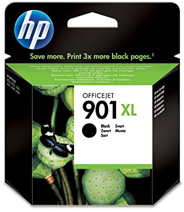 HP Schwarze Officejet Tintenpatrone 901 X L 901 Officejet Tintenpatronen, 20 bis 80% HR, -40-60 °C, 15 bis 32 °C, 20 bis 80% HR, 116 x 36 x 115 mm, 70 g
