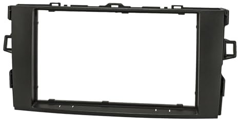 tomzz Audio 2455-049 Doppel DIN Radioblende kompatibel mit Toyota Auris E150 2007-2012 schwarz