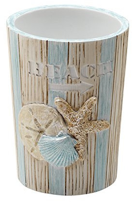 Zenna Home Seaside Serenity Becher, 1 Stück, Braun, Blau, Weiß