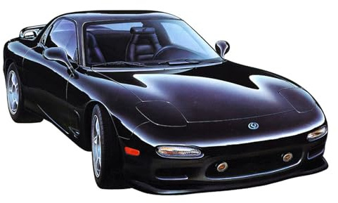 Tamiya Mazda 24116 RX-7 R1, red, Large
