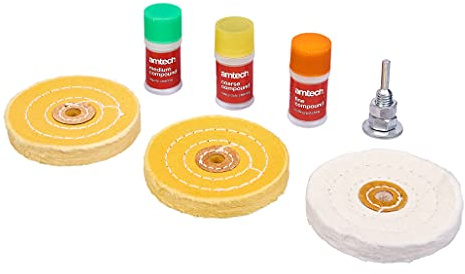 Amtech E2610 3 Piece metal polishing set