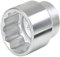 KS Tools 917.1362 Douille courte - 12 pans - 1/2 - 9 mm - CHROMEmat