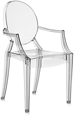 Kartell Louis Ghost, Stuhl, 2er-Satz, Fumé