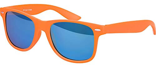 Balinco – Sonnenbrille Damen & Herren UV400 CAT 3 CE – Klassische Sonnenbrillen mit Federscharnier – Verspiegelte, braune, Klarglas & Smoke-Gläser – Sunglasses 100% UVA/UVB Schutz – Diverse Farben