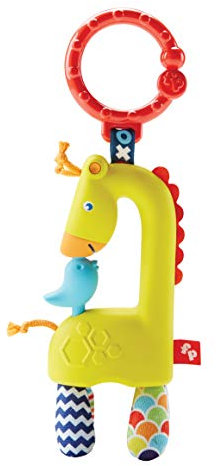Mattel Fisher-Price DYF92 - Giraffen-Rassel, Rasseln/Beissringe