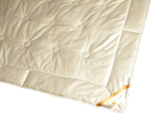 Garanta Steppdecke 135 x 200/800 g Leichte Bettdecke für die Übergangszeit Steppbett-Decke - Füllung 100% Seide
