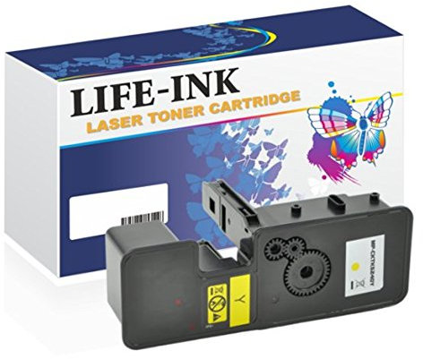 LIFE-INK Toner kompatibel mit TK-5240Y, TK-5240, 1T02R7ANL0 für ECOSYS M5526 M5526CDN M5526CDW P5026 P5026CDN P5026CDW | M 5526 M 5526CDN M 5526CDW P 5026 P 5026CDN P 5026CDW mit 3.000 Seiten gelb