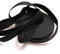DAHI gummiband 20 meter Elastisches Band 2.5 breite Wäschegummi Gummizug Gummilitze (20meter/2.5cm schwarz)