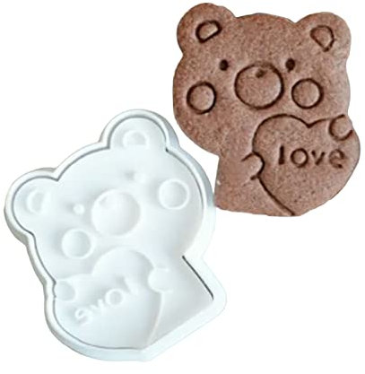 Stampi per biscotti a forma di orsetto con cuore regali per bambini