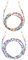 Nifocc Perlen Brillenkette Rutschfeste Anti Lost Brillenband Multifunktions Lanyard Strap für Sonnenbrille Lesebrille kurzsichtigebrille Strap - bunt Farbe 2 Stk