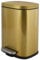Spirella - Treteimer Akira aus Edelstahl - Soft-Close, Anti-Fingerprint-Beschichtung - 21,4 x 17,6 x 30 cm - 5L - Glänzend Gold
