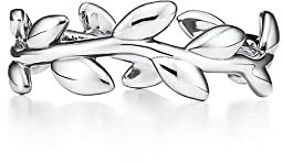 JewelryGift 925 Sterling Silber Olivenblatt Band Ring Wunderschöner Edelschmuck Ehering Geschenk für Frauen und Mädchen Größe-52