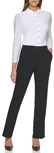 Tommy Hilfiger Solid Sutton Boot Leg Trousers Black 12