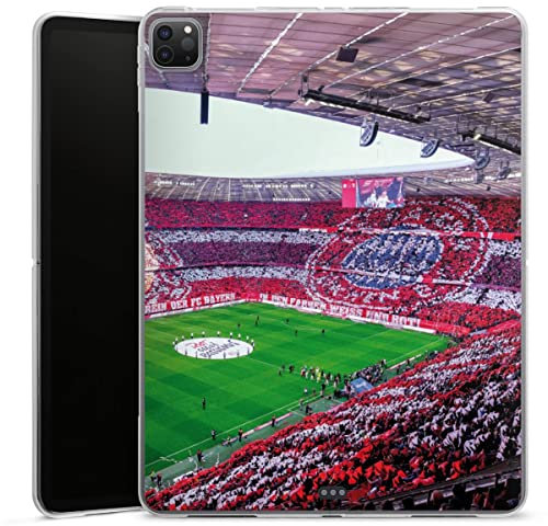 Silikon Hülle kompatibel mit Apple iPad Pro 12.9 (2020) Case Tablet Hülle FCB Bundesliga FC Bayern München