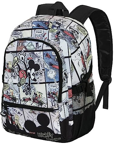 Disney Mickey Mouse Ink-FAN Fight Backpack 2.0, Multicolour, 18 x 31 x 44 cm, Capacity 24 L