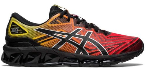 ASICS Herren Gel-Quantum 360 Vii Sneaker, Black Cherry Tomato, 40.5 EU