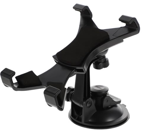 jojofuny Tablette Halterung 7-10 Zoll aus Abs mit Saugnapf, Schwarz