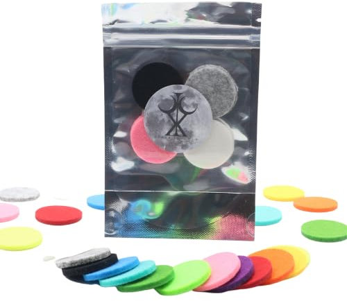CICIX LIMITED Scented Vacuum Freshner Discs. 130+ Scents To Pick From. Handmade in England. Strong Scented, Long lasting. Pack of 4x 3cm Discs. Vegan And Cruelty Free. (Baby Powder)