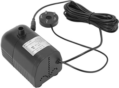 Solar Fountain Pump Energy Saving Submersible Pump with Light for Garden DC 6V‑24V, for Vases, Fountains ABS
