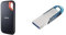 SanDisk Extreme Portable SSD 1 TB & Ultra Flair USB 3.0 Flash-Laufwerk 64 GB (Rescue Pro Software, Passwortschutz, robust, schlankes Metallgehäuse, 150 MB/s Übertragungsgeschwindigkeit) Blau