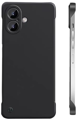 FAOMSEBS for iPhone 16 Case Borderless Slim (Bare Metal Feel) Ultra Thin Lightweight Rapid Heat Dissipation Cooling Cover for iPhone 16 Phone Case, Hard PC Resilient Shockproof Cover 6.1'' 2024