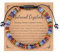 GEHECRST 7 Chakra Armband Edelstein Armbänder Natürliche Chakra Steine Yoga Armband Healing Reiki Energietherapie Glückbringen Edelstein für Damen Herren (Stil 6)