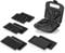 ZEEGMA ROTEE CHEF EASY Tostiera Multifunzione 750 W 5 in 1, per Toast Pane Waffles Panini Biscotti Griglia, Tostapane, Piastre antiaderenti Protezione dal Surriscaldamento